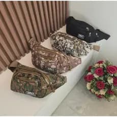 Pochete Masculina Cintura Bike Caminhada Esportiva Reforçada Cor Digital Desenho do tecido Camuflado