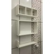 kit Nicho 3 peças ja Enviamos montado, kit nicho U  Banheiro MDF