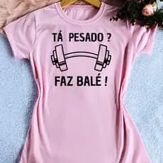 Camisa 100% Algodão Estampa de Academia Crossfit Varias Estampas Premium