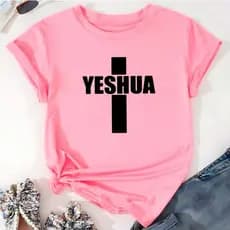 Camiseta Linda T-shirt Feminina Estampa Yeshua Blusa