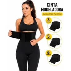 Cinta Modeladora 3 5 6 Metros Faixa abdominal Pós Parto Alta Compressão Redutora de Medidas Cintura pós parto alta Faixa