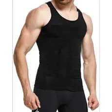 Camisa regata de compressão camisa de masculino reduz medida envio rápido camiseta regata de compressão cinta masculina