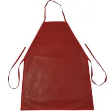 Avental para Cozinha ou Lavanderia, material impermeável em PVC com acabamento em viés