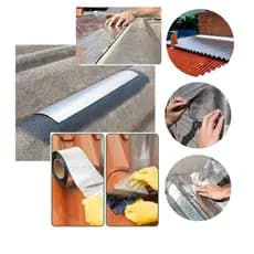 manta asfáltica fita Auto adesiva multiuso aluminizada térmica telhado 10cm vedação reparo proteção