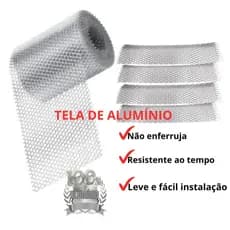 Telas Anti Insetos Alumínio 15X250 Calha Ralos interno externo Linear Proteção Barata /não Enferruja