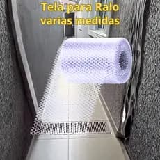 Tela Anti Inseto para Ralos Alumínio Expandido Proteção contra Parasitas (Não Enferruja Não Desfia)