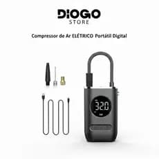 Compresor de Ar Elétrico Portátil Digital CZK 3668 Cair Air Pump