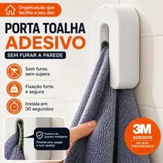 kit 2 suporte de Toalha, Rosto, banho, prato Banheiro ou cozinha Grampo Suporte Adesivo Parede