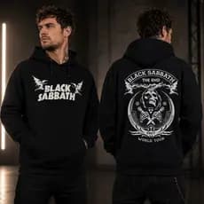 Blusa Moletom Capuz Canguru Rock Metal Black Sabbath Classic