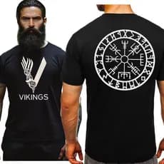Camisetas Camisa Vikings Ragnar Lagertha Séries Geek Nerd Blusa