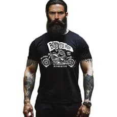 Camiseta camisa Moto Club Custom Camisa Motociclista Moda