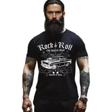 Camiseta Camisa Rock And Roll Carro Antigo Moda Rock