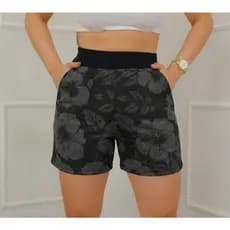 Short Feminino Bermuda Moletom