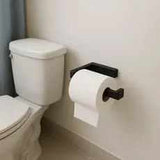 Suporte rolo de Papel Higiênico suporte fixo com parafuso suporte papel
