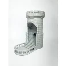 Torre de RPG e Board Game - rolador de dados manual e automático (não inclui os dados)