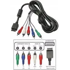 Cabo De Vídeo Componente Hd Para Playstation 2 e 3 LE-1018 IT-BLUE