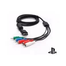 Cabo de Vídeo Componente para PS2 e PS3