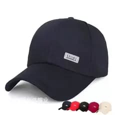Boné De Beisebol Casual Coreano Ao Ar Livre – Proteção Solar De Aba Estendida De Lona Respirável Para Caminhadas/Viagens