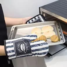 Luva Térmica Com Pegador Descanso de Panela Para Forno Fogão Cozinha Resistente ao Calor