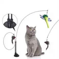 Brinquedos De Com Penas Super Ventosa Substituições De Destacáveis De Gatos Acessorios