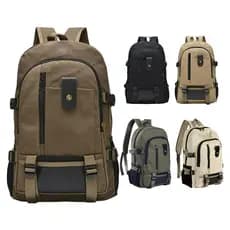 Mochila de Lona Masculino Feminina Escolar Trabalho QL096