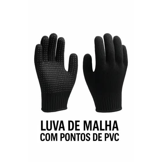 Luva Pigmentada Preta – Segurança e Conforto nas Suas Mãos