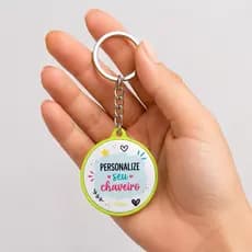 Chaveiro botton personalizado 3,2cm lembrancinha - Envie sua arte