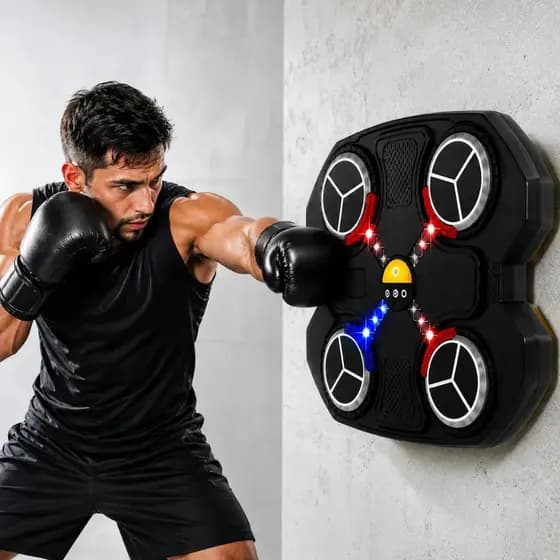 Máquina De Boxe Inteligente Com Música E Alívio De Stress