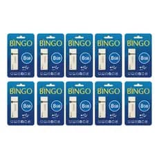Kit C/10 Pen Drive Bingo 8gb Usb 2.0 Branco Branco PROMOÇÃO