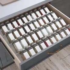 Kit com 2 ou mais Organizador de Gaveta 25cm AcrílicoTemperos Maquiagem Bandeja Suporte Especiarias