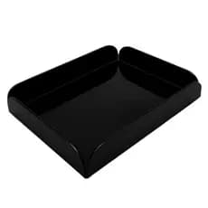 Bandeja em Acrilico Preto Brilho Black Piano - Diversos Tamanhos - Acrílico 100% Puro