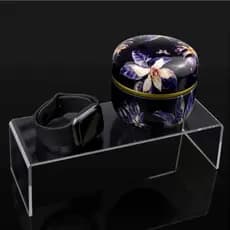 Plataforma Retangular 16 cm em Acrílico Expositor Boneco Action Figure Perfume Maquiagem Organizador