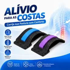 Aparelho De Descompressão Lombar - Auxilia No Alívio De Hérnia e Dores - 4 Níveis Ajustáveis Postura Correta