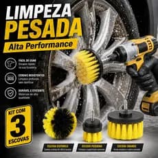 Kit Escovas De Limpeza Pesada Para Parafusadeira Furadeira