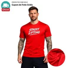 Camiseta STREET LIFTING Dry Fit Esportes Treino Academia Alto Desempenho Anti-Odor Premium