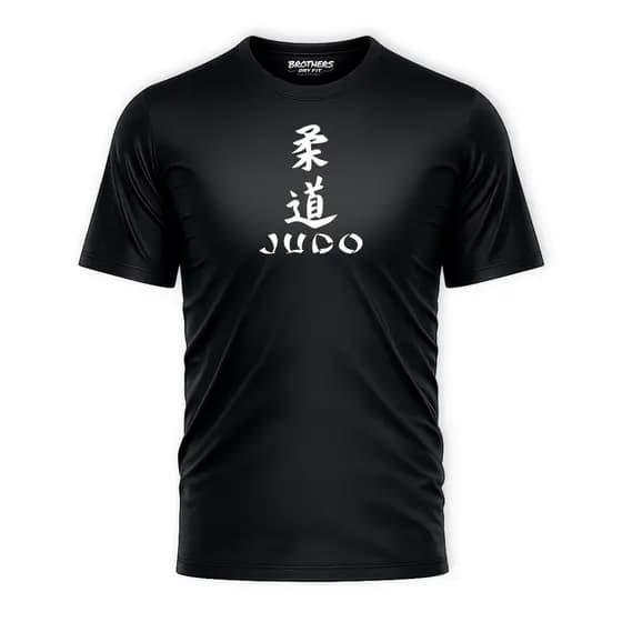 Camiseta JUDO Dry-Fit Para Esportes Treino Academia Luta Lutador Abadá Anti-Odor e Anti-Suor Slim