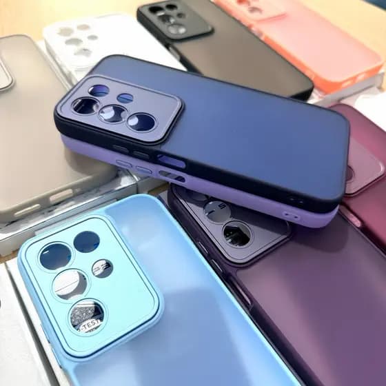 Capa Capinha FINO SPACE Fosca Para Realme C85 / Realme C85 Pro capa buraco acrilico anti impacto