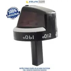 Botão Manípulo Forno Fogão Atlas New Fastcook Original Compatível Envio Rápido
