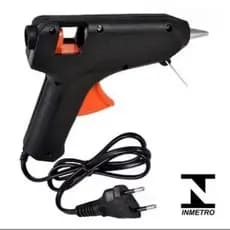 Pistola Aplicador de Cola Quente Termostática Com 2 Mini Bastão Refil 20W Bivolt Bico Fino Rápido