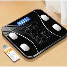Balança Digital Corporal Banheiro Bioimpedancia Inteligente Bluetooth App 140Kg Metabolismo
