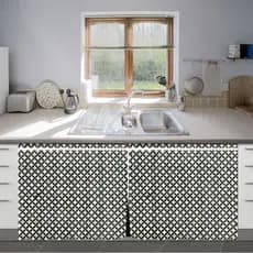 cortina de pia pe 135x80cm várias estampas sortidas
