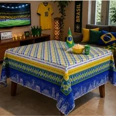 Toalha de Mesa Termica - (Quadrada) - Brasil