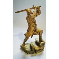 Estatueta Guerreiro Idade Média, Cavaleiro Templário – Estatueta