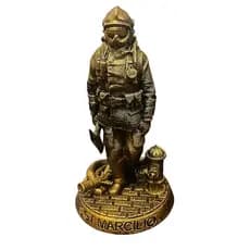 Bombeiro Herói - Bombeiro em Ação Estatueta PERSONALIZADO COM NOME/SEM NOME.