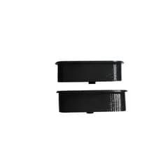 Par Puxador Forro Porta Copinho Ranger 98/12 - 3d Preto/Cinza