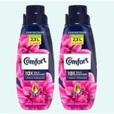 Kit 2 Amaciantes Concentrado Comfort Fiber Protect com 500ml
