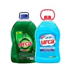 Kit 1 LAVA ROUPAS LIQUIDO URCA VERDE-5L + 1 AMACIANTE URCA BRISA AZUL-5L