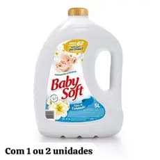Amaciante Baby Soft 5L Toque de cuidado (Com 1 ou 2 unidades)
