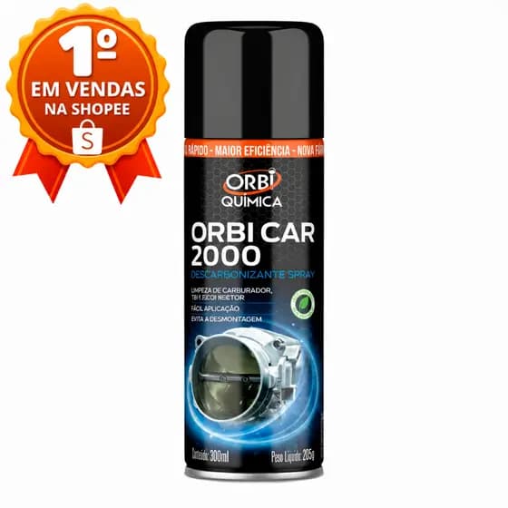Descarbonizante Orbi Car 2000 - Limpeza de Carburador TBI Bico Injetor
