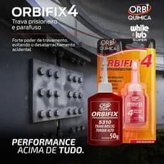 ORBIFIX4 Trava Parafuso Rosca Prisioneiro Torque Alto Obi Quimica